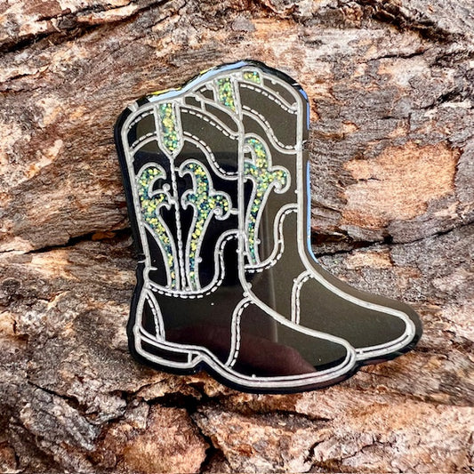Cowboy boots tag large