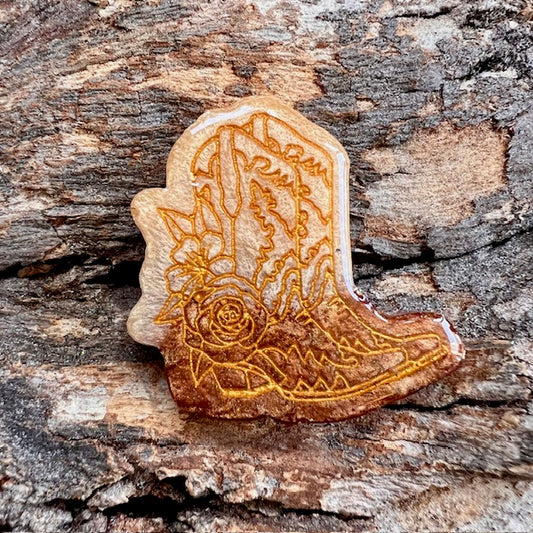 Cowboy boots tag small