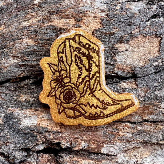 Cowboy boots tag small
