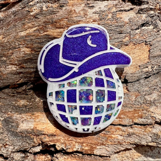 Disco cowgirl tag