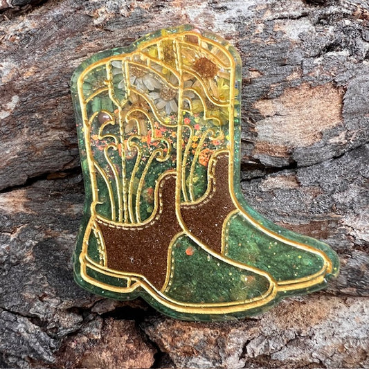 Cowboy boots tag large