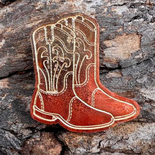 Cowboy boots tag large