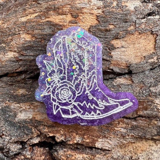 Cowboy boots tag small