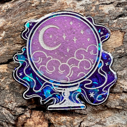 Crystal ball tag