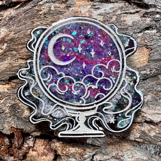 Crystal ball tag