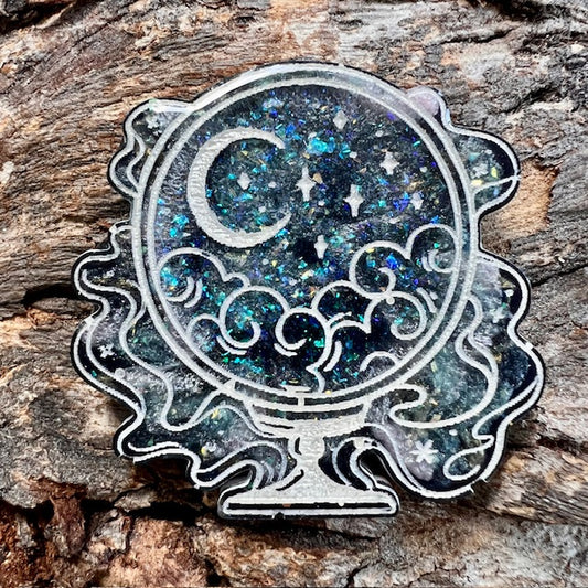 Crystal ball tag