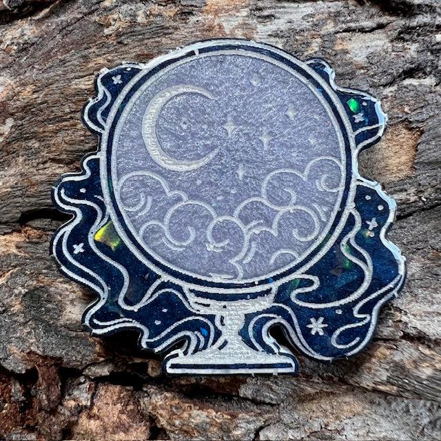 Crystal ball tag
