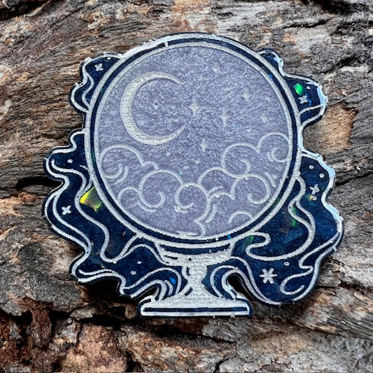 Crystal ball tag