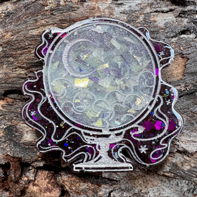 Crystal ball tag