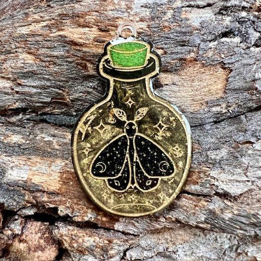 Moth potion tag