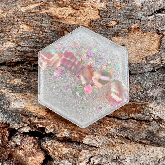 Hexagon tag small