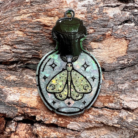Moth potion tag