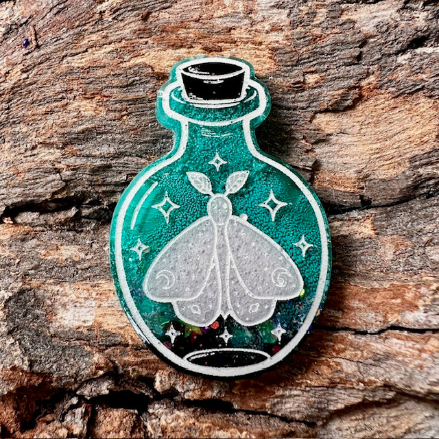 Moth potion tag