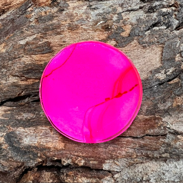 Fluid Art tag - circle medium