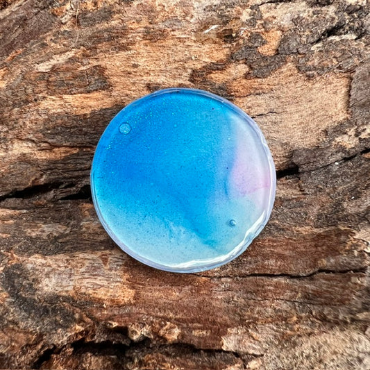 Fluid Art tag - circle small
