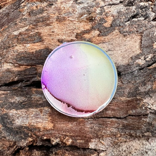 Fluid Art tag - circle small