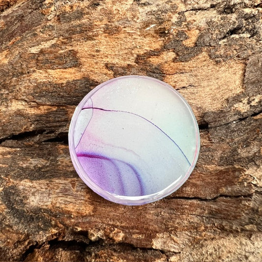 Fluid Art tag - circle small