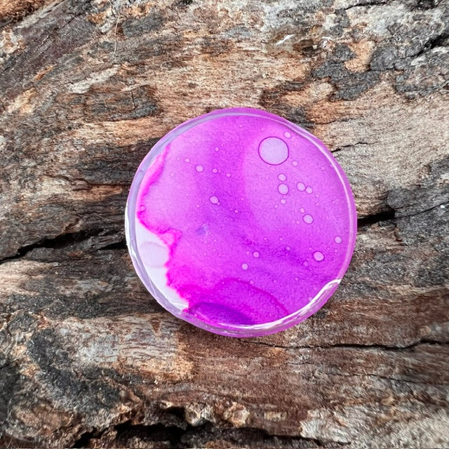 Fluid Art tag - circle small