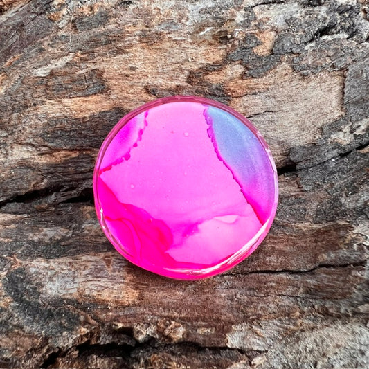 Fluid Art tag - circle small