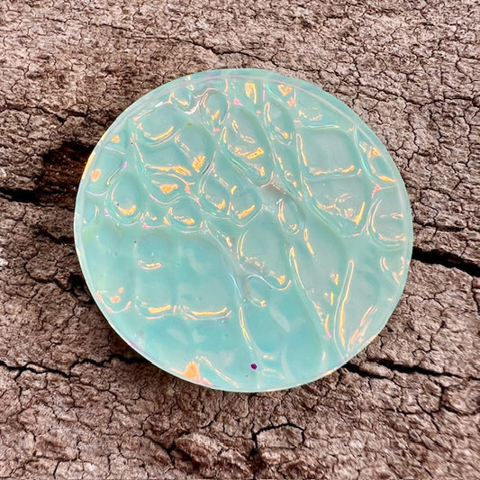 White opal tag - Spring Morning
