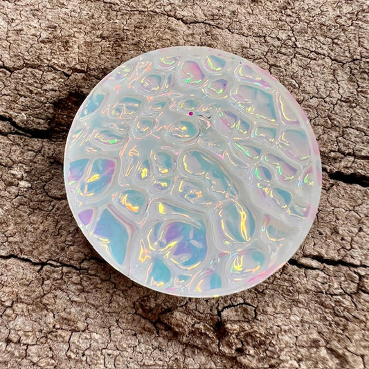 White opal tag - Baby Bonnet