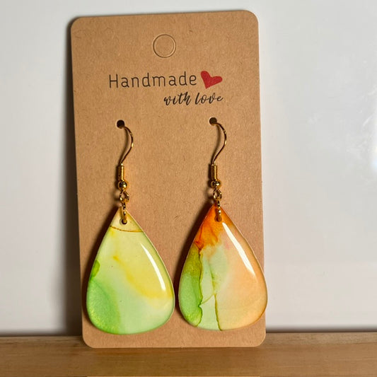 Fluid Art earrings (*colour mix)