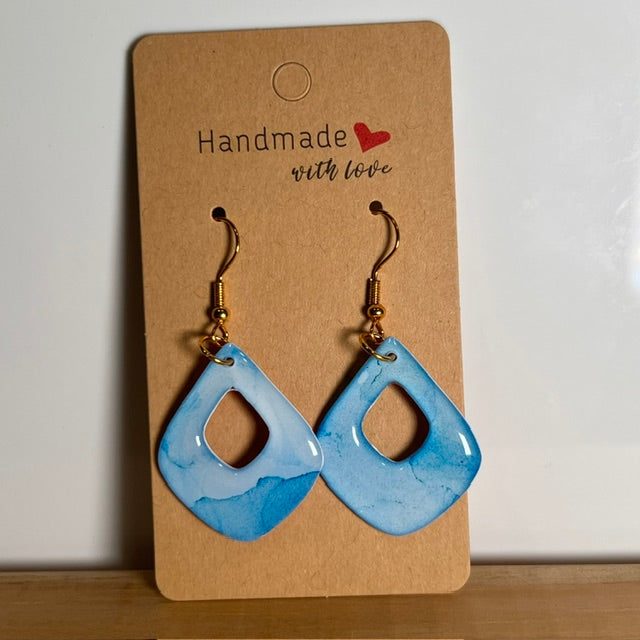 Fluid Art earrings (*colour mix)