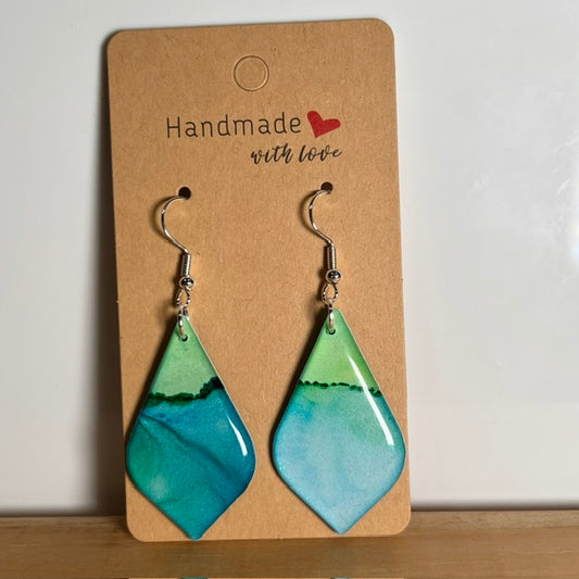 Fluid Art earrings (*colour mix)