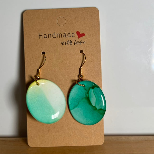 Fluid Art earrings (*colour mix)