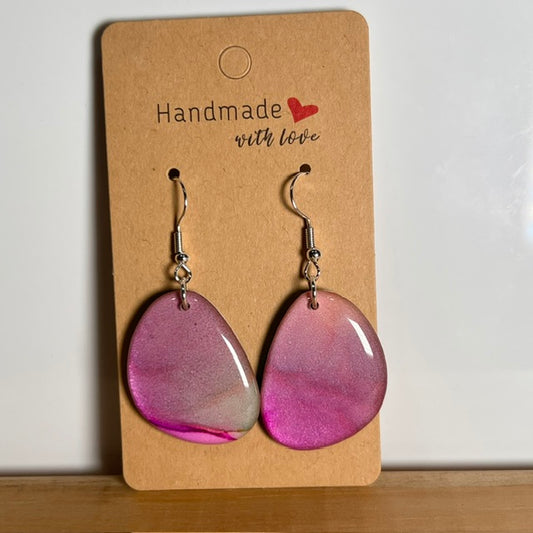 Fluid Art earrings (*colour mix)