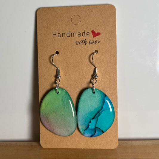 Fluid Art earrings (*colour mix)