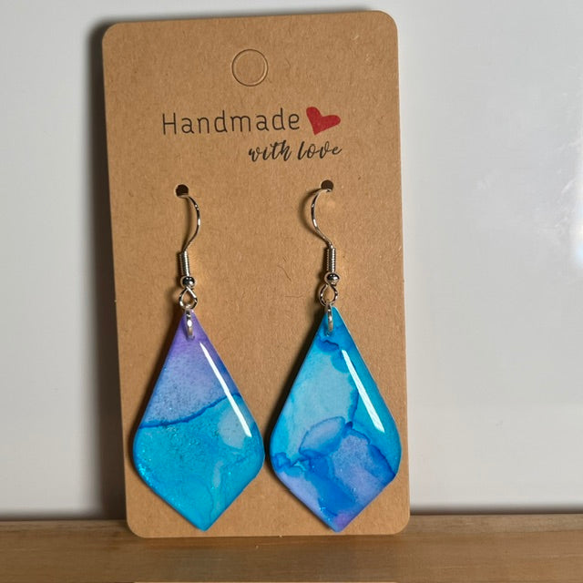 Fluid Art earrings (*colour mix)