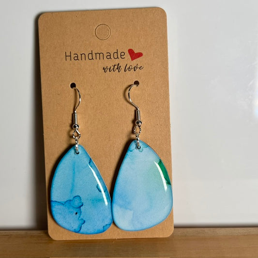 Fluid Art earrings (*colour mix)
