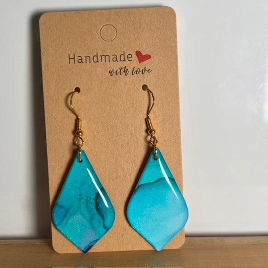 Fluid Art earrings (*colour mix)