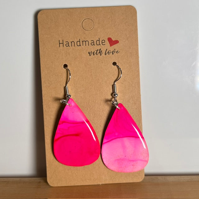 Fluid Art earrings (*colour mix)