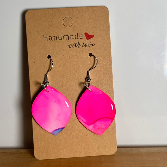 Fluid Art earrings (*colour mix)