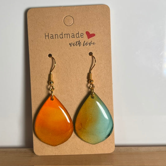 Fluid Art earrings (*colour mix)