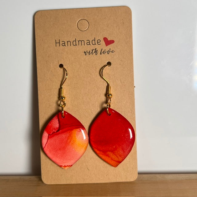 Fluid Art earrings