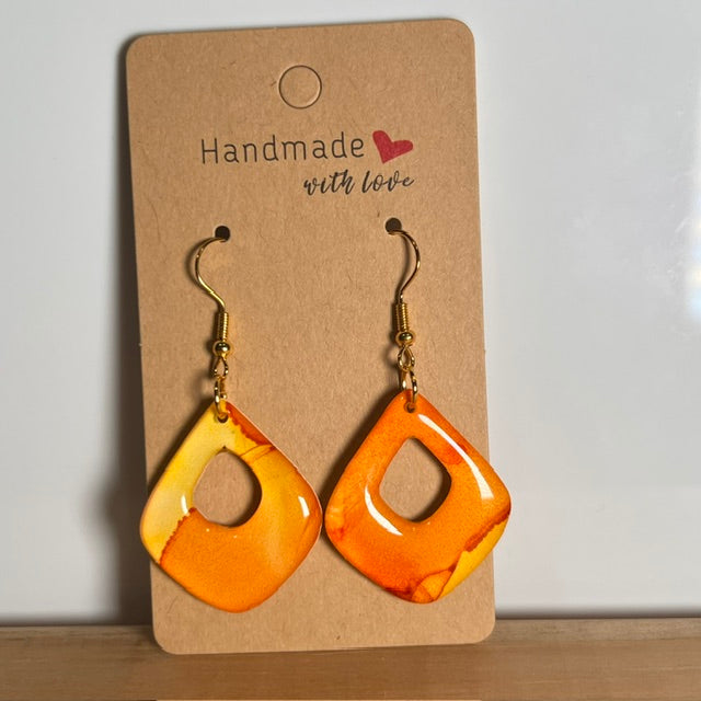 Fluid Art earrings