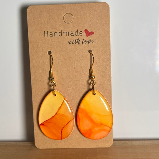 Fluid Art earrings (*colour mix)