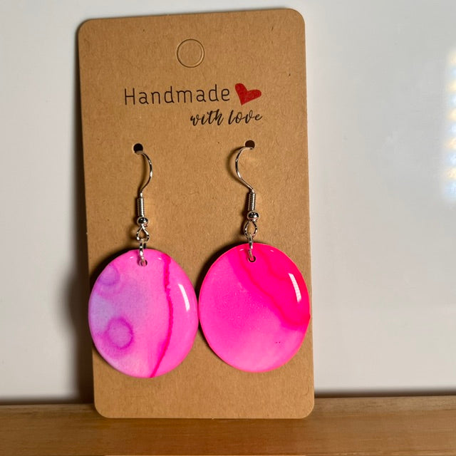 Fluid Art earrings (*colour mix)