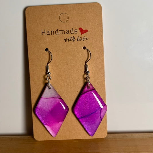 Fluid Art earrings (*colour mix)