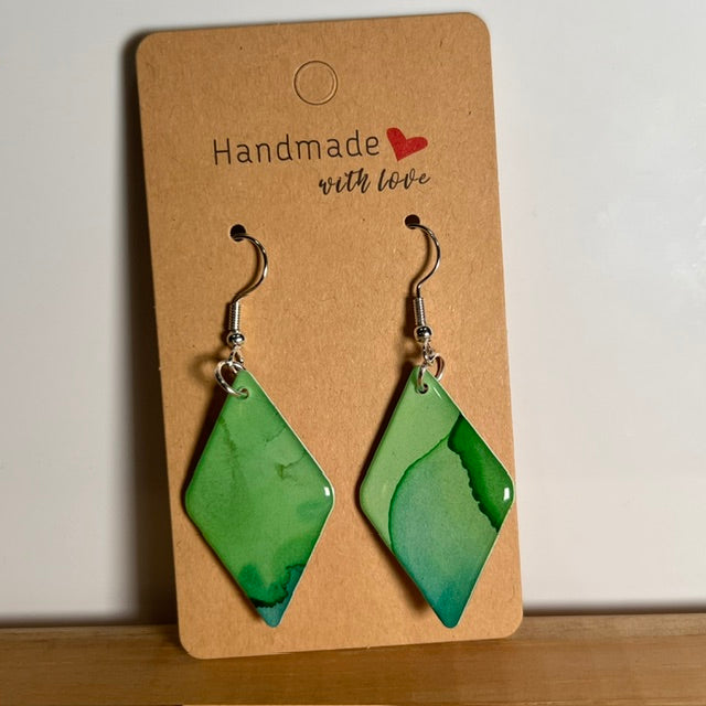 Fluid Art earrings (*colour mix)