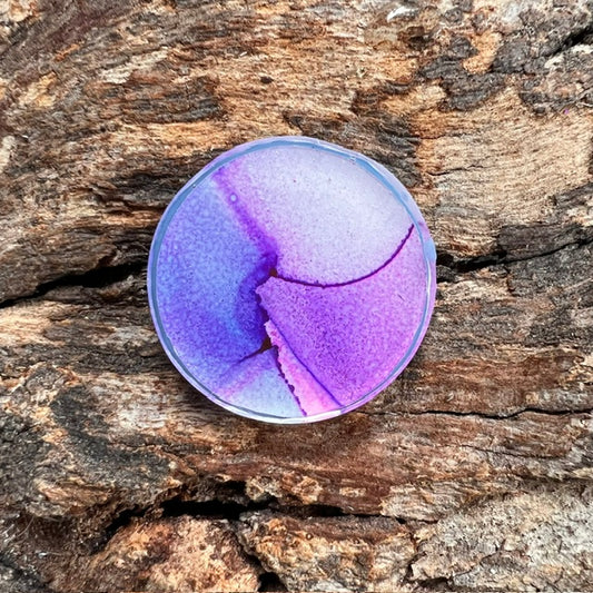 Fluid Art tag - circle small