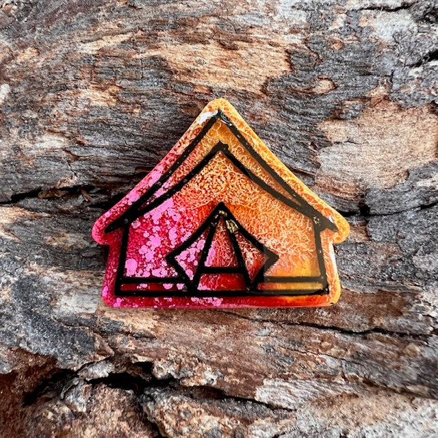 Camping tent tag
