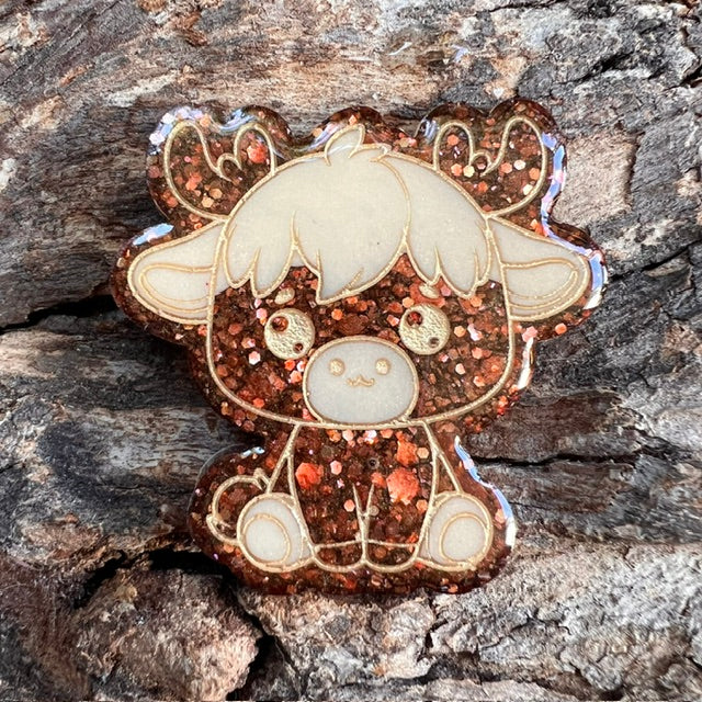 Highland cow tag