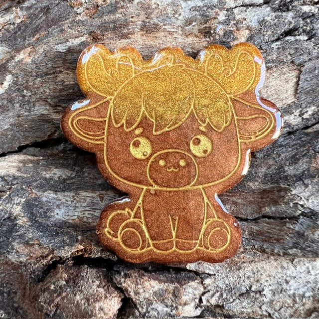 Highland cow tag