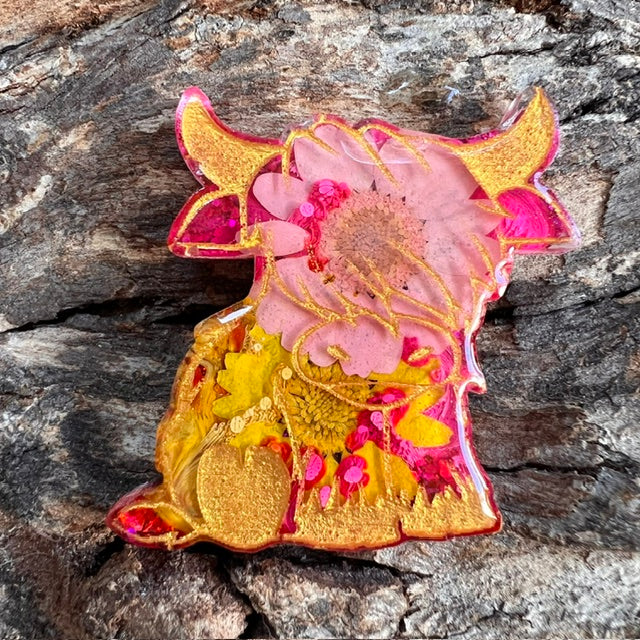 Highland cow tag