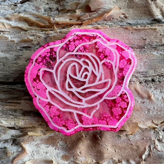 Rose flower tag