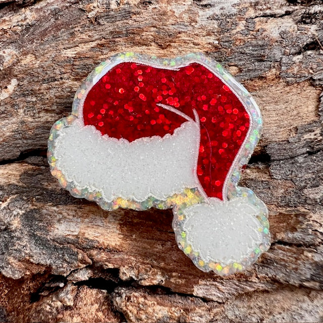 Santa hat tag